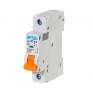 Circuit Breaker 6KA D-CURVE 1P 16A AD60 6116D