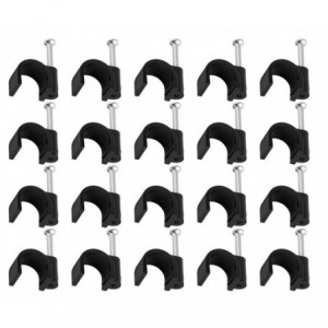 CIRCLE NAIL IN SADDLE 12mm BLACK - DEBULK CC-R12-BLACK