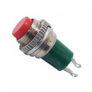 Push Button Switch N.c. Spst 0.5A Red Solder M10 D7.8 L26 DS-315