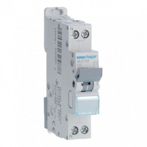 Circuit Breaker 4.5KA C-CURVE 1-SLOT 1P+N 2A MJT702