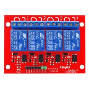 4-CH 12v RELAY BOARD 240V 10A MD0008-12VDC