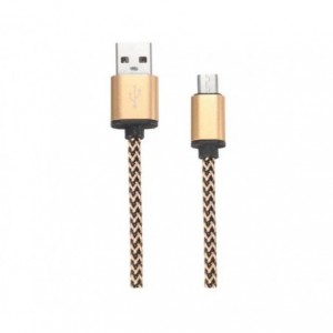 MICRO-USB To USB-A 0.3M Data Lead Gold 200454
