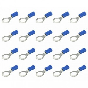 TERMINAL PRE-INS RING LUG BL R10.5mm 1K/BAG RV 2-10