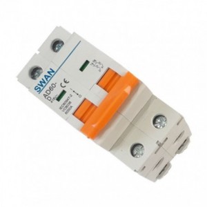 Circuit Breaker 6KA D Curve 2P 16A AD60 6216D
