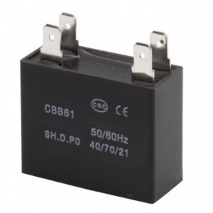 CAPACITOR C/FAN MOTOR 3.5uF 250VAC 4 PUSH-ON MAC355K250A02