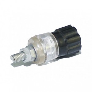 3mm BANANA SOCKET 20A BLACK CAPTIVE JS-900A-BK