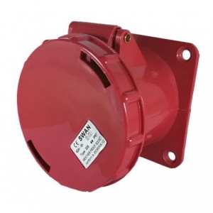 Socket Panel Straight 125A 3P E 380V IP67 4W IPS-CE-344