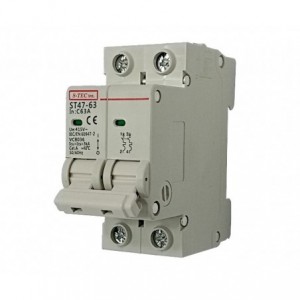 MINI Circuit Breaker 63A 2P 3KA C-CURVE CB-ST47-3263