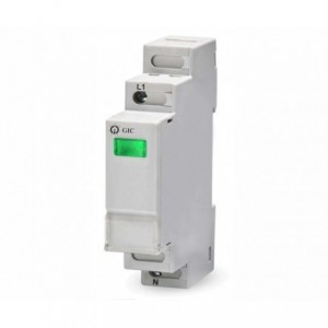 1PH Indicator 240V AC Din Mount Green MM1NDY