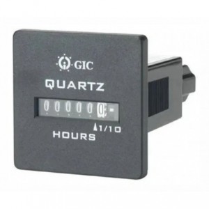 Hour Meter 48MM Square Mount Bezel 90-264 Vac LA25F1