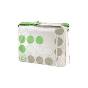 Hama AHA00023446 "AHA" Series Green and White 17" Messenger Notebook Bag