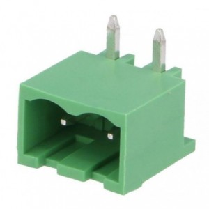 Header R/A PCB-MNT 2P Closed P7.62 2EDGRC-7.62-02P-14-00A(H)