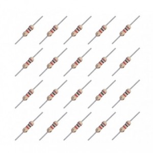 Resistor 1/4W Round C/F 5% 4M7 - 1K/BOX CF25-4M7-J T/B