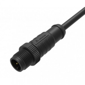 3W Solder Type Plug Str M12 Sensor Conn Assy Open End PP-M12A-03P-MM-SL8C-00A(H)
