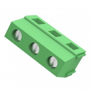 Terminal Block R/C Pcb 300V 20A 3W P7.5 R/A Gr DG128R-7.5-03P-14-00A(H)
