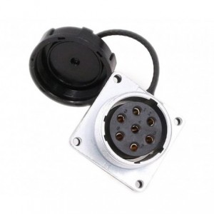 7 WAY 34mm PANEL MOUNT SOCKET WS28K7ZZ1 /240489