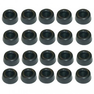 BUMPER ADHESIVE RUBBER FEET STICK-ON ROUND 22x9.8mm - 49P/TRAY RF-018