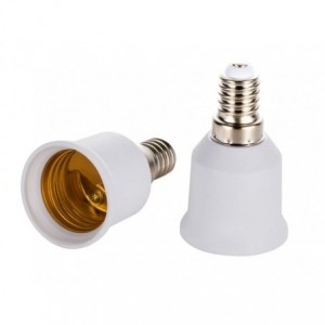 LAMP HOLDER ADAPTER E14 to E27 SCREW FITTING - DEBULK E14-E27