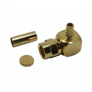 Smc R/A Plug Crimp Type Connector M52004