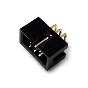 Header Box R/A Pcb 6W 2.54 - Debulk DC3-6P / 200868