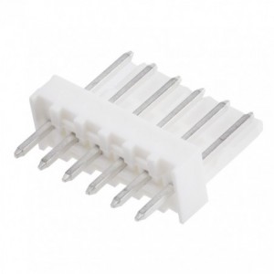 HEADER SIL STRAIGHT 6W F/L 2.54mm WHITE W2542L-06