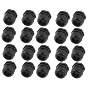 BLACK COMPRESSION GLAND PH20mm CAB10-14mm L14mm - 100/BAG CG-C-MG20A-BLK