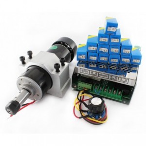 0.5KW Air Cooled Spindle Kit W/COLLET Set 0.5KW 0-12.000 Rpm