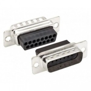 D-SUB 15W Male Insertion Type Connector DB15PTB1