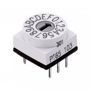 Rotary Switch Hex Str 1-POLE 16POS PT65103