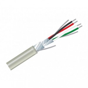 SIGNAL CABLE 2PAIR INDIV &amp; OVERALL SCREEN 0.22mm H162P22-GY