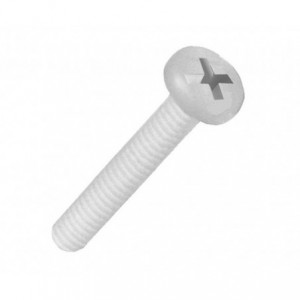 PAN HEAD NYLON SCREW STAR SLOT WHITE M5.8x30 PF-630