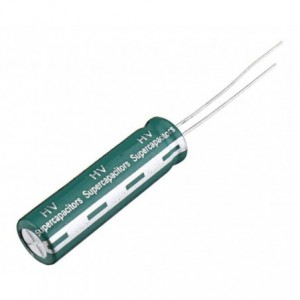 SUPER CAPACITOR RADIAL 5F 2V7 8x25 P2.5mm CAP-2V7-5F 8x25mm