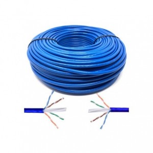 CAT6 Utp Ethernet Cable Cca 8C Solid Blue - Debulk H726UTPS-BL