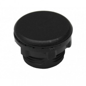 PUSH BUTTON BLANK 22mm BLACK PB-XB2