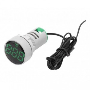 Indicator Thermometer 22MM Round Green PL-AD101-22TM-G