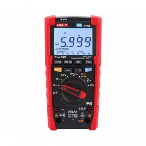 Multimeter T/RMS- PV- 1.7KV DC- 3KA AC IP65 UT196