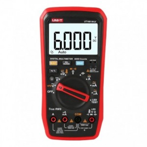 True Rms Digital Multimeter 6000 Count Cat Iii 1000V UT18B-MAX