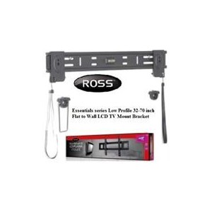Ross Essentials series Low Profile 32-70 inch Flat to Wall LCD TV Mount Bracket