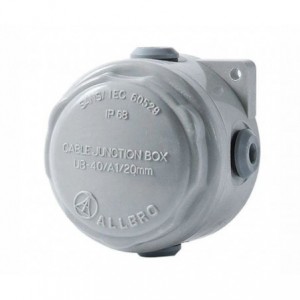 JUNCTION BOX UB40/A1/20 ROUND 83x115 040-702