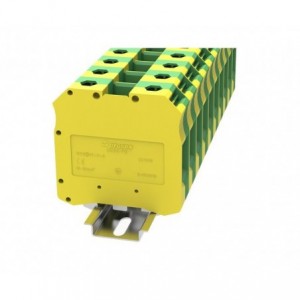 EARTH TERMINAL BLOCK D/R YL/GY 150A 1000V P20mm DC50-PE-01P-1C-00A(H)