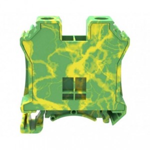 EARTH TERMINAL BLOCK D/R YL/GY 125A 1000V P16mm DC35-PE-01P-1C-00A(H)