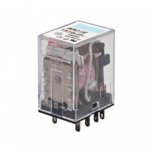 Plug In / Solder Relay 3PDT 5A 24VDC Rect 11PLU HR705-3P-24VDC
