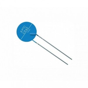 PTC THERMISTOR O/CURRENT D17.5mm 0E45 0.27A 12V B59945C0160A070