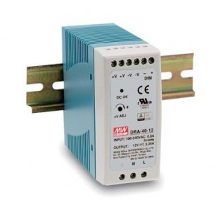 Power Supply D/R Adj I110-220 O24-30V 2.5A DRA-60-24