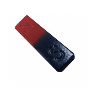 FLAT FERRITE N-S BAR PERMANENT MAGNET 50x15x4mm 190919