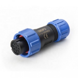 IN-LINE SOCKET/ Female 9P IP67 Bayonet SY1310/S-9-II-N