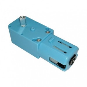 SINGLE SHAFT METAL GEAR MOTOR 1:90 110RPM BLUE 5.4x3.8x8.4 H-SHAFT 190759