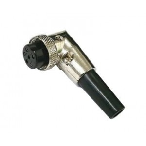 M16 Socket R/A 6-PIN For Microphone M590300E