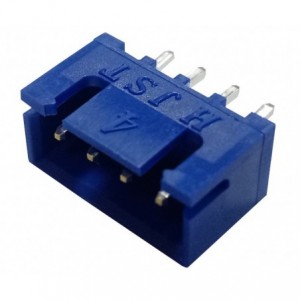 HEADER PCB SHROUDED 4W 2.5mm BLUE B4B-XH-A-E  (LF)(SN)