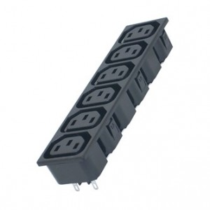 C13 6xIEC SOCKET PRESS-FIT ADAPTER K241566